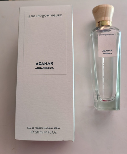 Frasco Vacío Adolfo Domínguez Azahar Agua Fresca 120ml Caja (Usado)