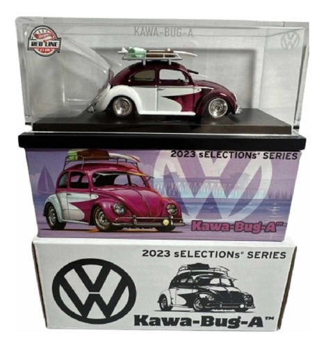 Hot Wheels Rlc Selections Kawa Bug A Pink, Vocho Rosa 2023