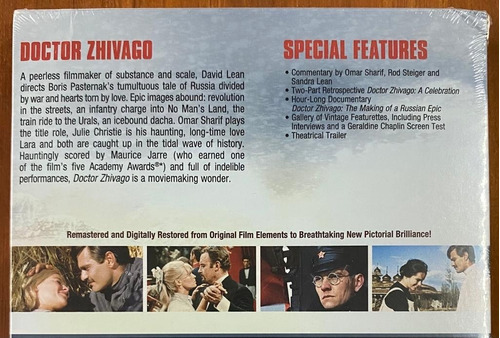 Bluray Doutor Jivago - David Lean - Lacrado Dub / Leg