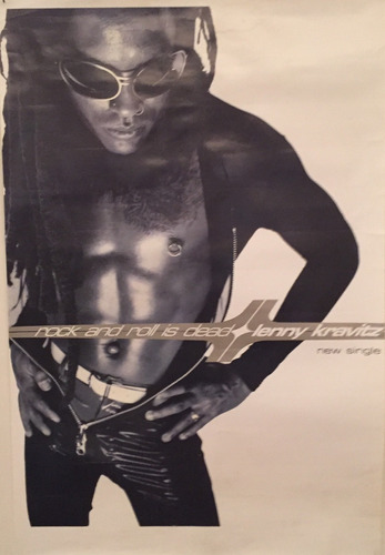 Lenny Kravitz Rock And Roll Dead - Afiche Poster