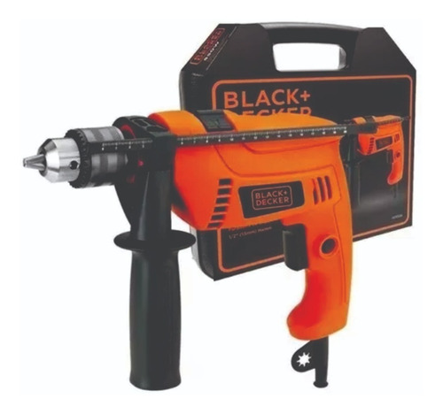 Taladro Percutor Atornillador Black& Decker Hd555 13mm 550w