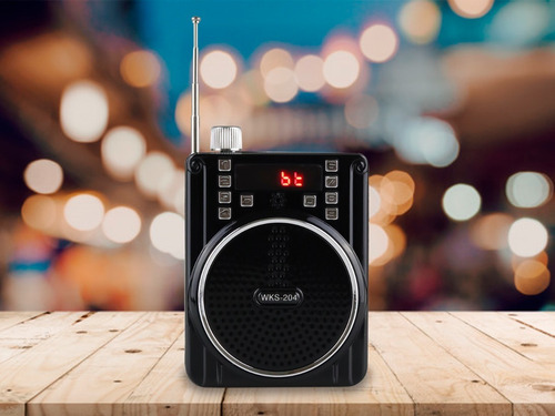 Imagen 10 de 10 de Bocina Megafono Bluetooth Portatil Altavoz Diadema Microfono