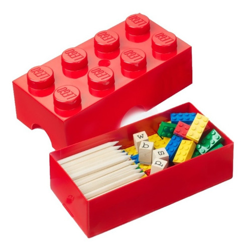 Lego Classic Box Bloque Organizador Multiuso Bright Red Rojo