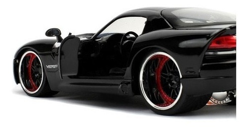 Letty's Dodge Viper Srt 10 Rapidos Y Furiosos 1:32 Jada Color Negro