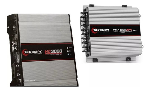 Modulo Taramps Hd3000 2 Ohms Digital + Ts400 X4 400w Rms