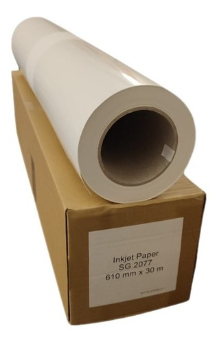 Rollo Papel Fotográfico Glossy 200gr 0.61 X 30m Para Inkjet