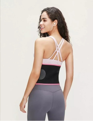 Faja De Neopreno Gym Correr Sudar Moldear Con Porta Celular