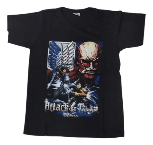 Remera Attack On Titan Colosal Shingeki No Kyojin  Anime