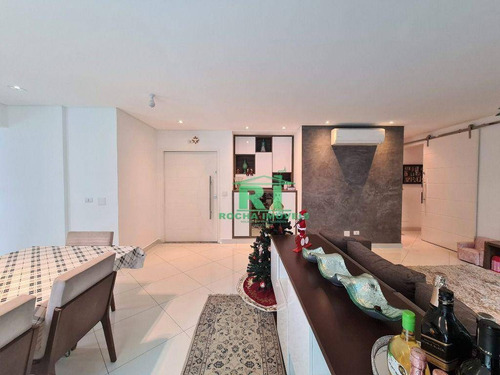 Imagem 8 de 25 de Apartamento Moderno, Varanda Gourmet, 3 Dormitórios, 3 Vagas, Área De Lazer, Pitangueiras, Guarujá/sp - Ap5568