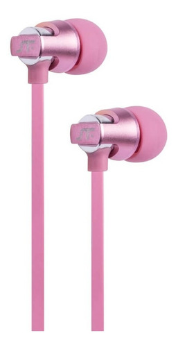 Audifonos Alambricos Con Microfono Frequency In-ear Stf /g Color Rosa
