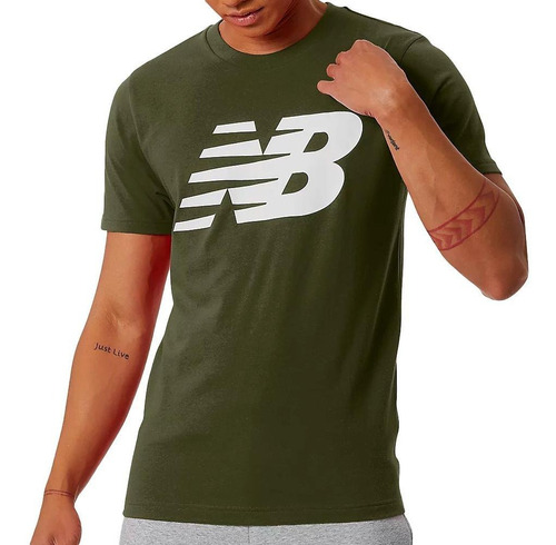Camiseta New Balance Classic Para Hombre-verde