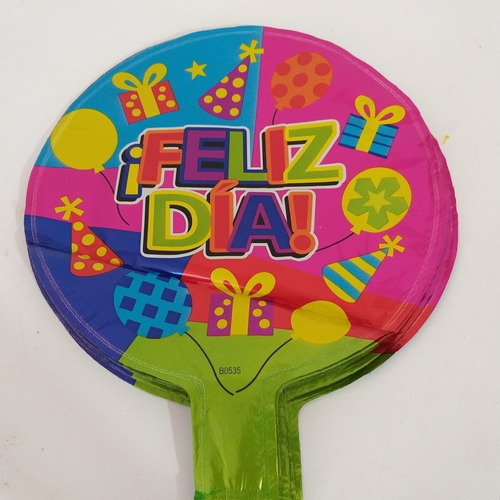 Pack Por 10 Globo Redondo O Cuadrado Feliz Cumple 22 Cm