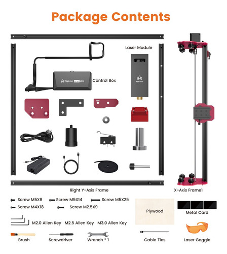Grabadora Algolaser Diy Kit 3030 5w Reales Kit Vasos Termos