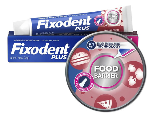 Fixodent Plus Food Barrier 57g