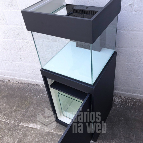 Imagem 5 de 9 de Aquário Cubo Completo 50x50x40 Vidro 8mm Com Móvel E Sump