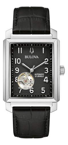 Bulova Classic Sutton Automatic - 96a269 Negro Relojes De Mu