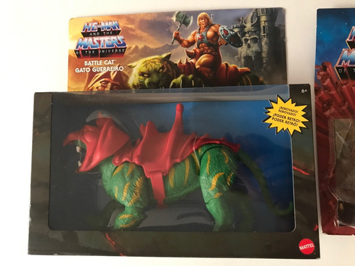 He-man Y Gato Guerrero Battle Cat Motu Origins Retro Amos De (Usado)