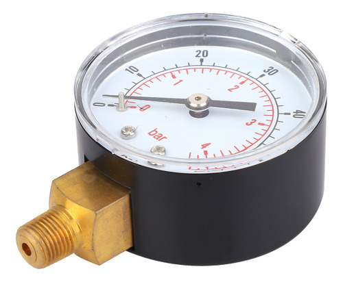 Manómetro De Presión De 0-60 Psi, 0-4 Bar, Esfera De 50 Mm,