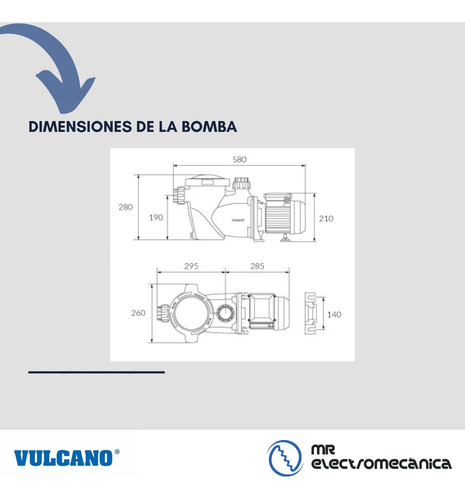 Imagen 6 de 10 de Kit Vulcano Pileta 8x4x1.5m Filtro Vc30 + Bap075 - 50.000lts