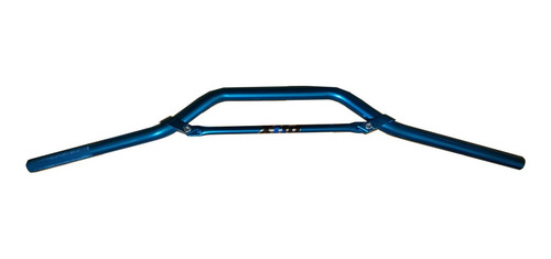 Imagem 2 de 4 de Guidão Alumínio Moto Cross Nx Trilha Anodizado Azul Phx