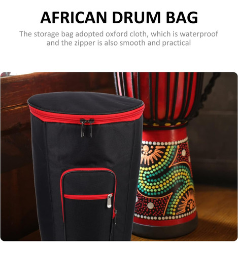 Mochila De Camuflaje Kit De Tambor Africano Correa Homb...