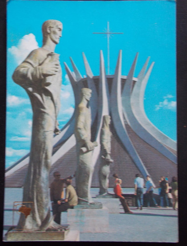 Cartão Postal Não Circulado Brasília Catedral