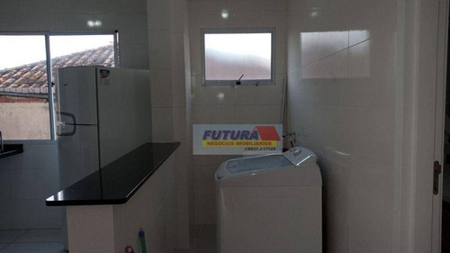 Imagem 18 de 30 de Apartamento Com 2 Dormitórios Para Alugar, 55 M² Por R$ 1.500,00/mês - Parque São Vicente - São Vicente/sp - Ap2506