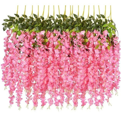 Pack De 12 Colgantes De Flores Artificiales Guirnaldas