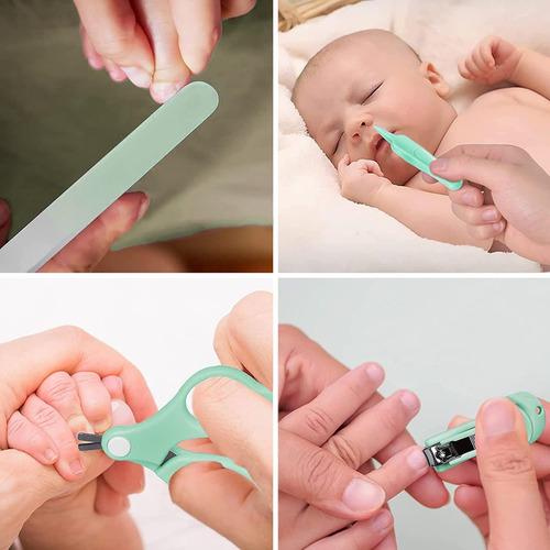 Cortador De Uñas Eléctrico Para Bebé, 12 En 1, Kit De Lima D