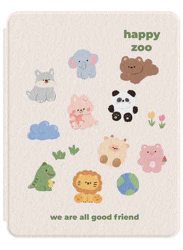 Funda De Tableta Cute Animal Para Pro 2022 De 12.9 Pulgadas