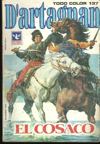 Historieta Dartagnan Todo Color 137 Año 1992