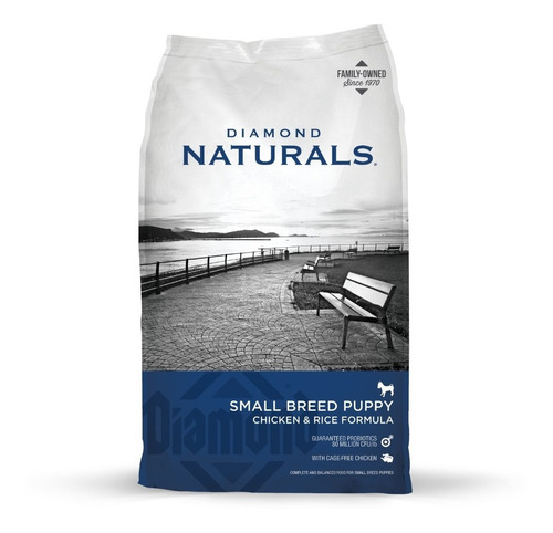 Diamond Naturals Puppy Small Breed Chiken & Rice 8.16 Kg