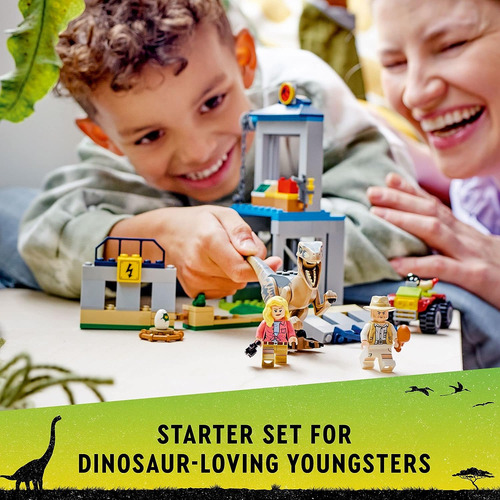 Lego Jurassic Park Velociraptor Escape 76957 Aprenda A Const