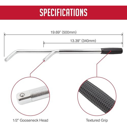 Llave Telescópica Extensible Para Rueda Con Enchufes Cr-v