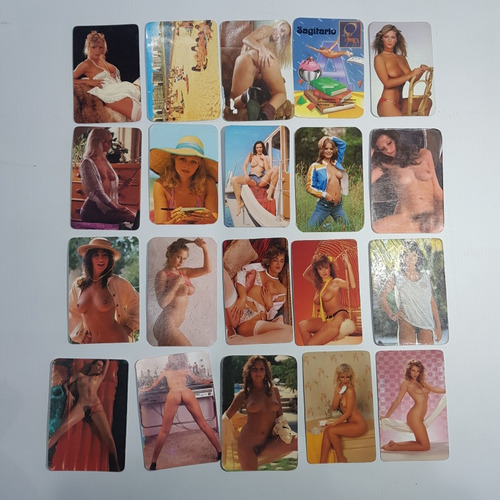 Imagen 4 de 8 de Antiguos Almanaques Bolsillo Erótico Lote X 56 Mag 60012
