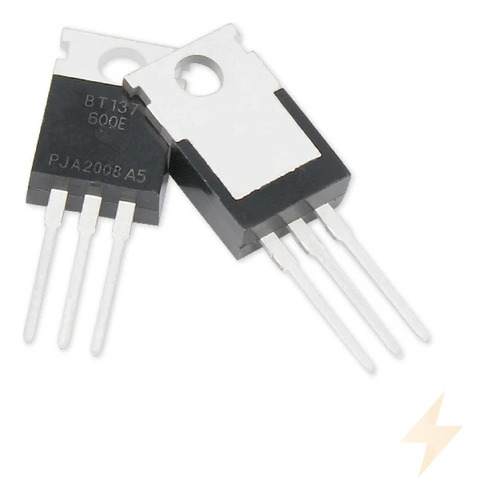 Triac Bta137 Bt137-600e To-220