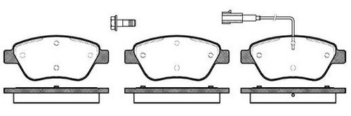 6c Pastillas De Freno Fiat Albea 01/12