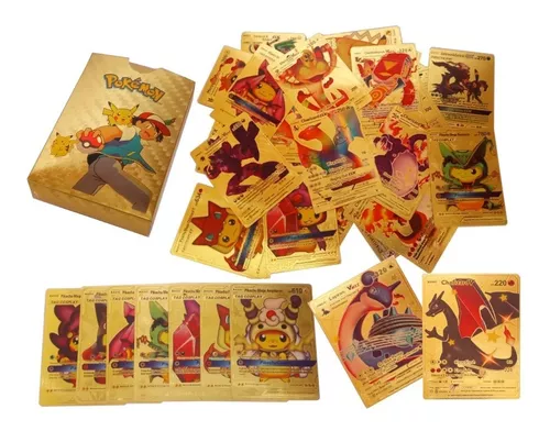 AS 7 CARTAS DE OURO SECRETAS, cartas de pokemon douradas