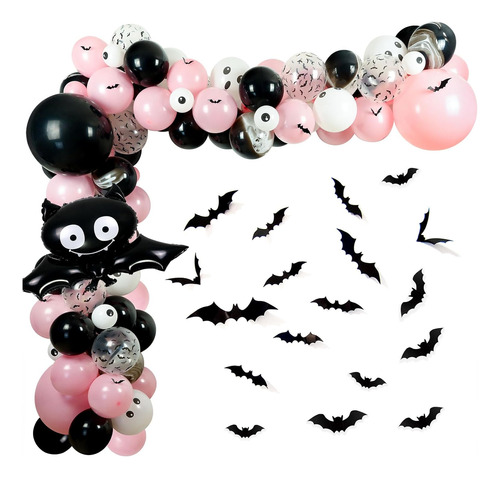 Kit De Guirnaldas Para El Arco De Globo De Halloween, 124 Pc