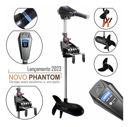 Motor Elétrico Para Barco Marine Sports Phantom 54 Libras