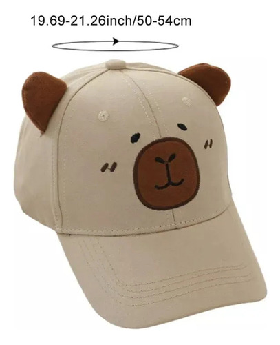 Divertido Sombrero De Capibara, Gorra Transpirable Con Viser