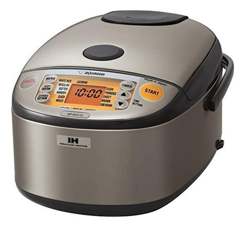 Panela De Arroz Zojirushi Nphcc18xh 110v Made In Japan Cor Cinza-escuro Frequência 60