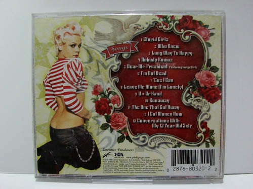 Cd Pink I'm Not Dead Canada Ed 2006 C/2 (Usado)