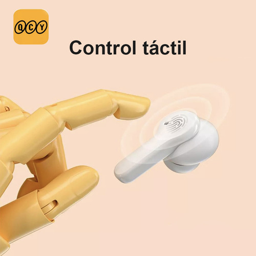 Audífonos In-ear Bluetooth Inalámbrico Qcy T13 Blanco Enc Blanco
