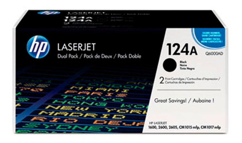 Hp Toner 124a Q6001a Cyan Para Hp Laserjet Color 2600