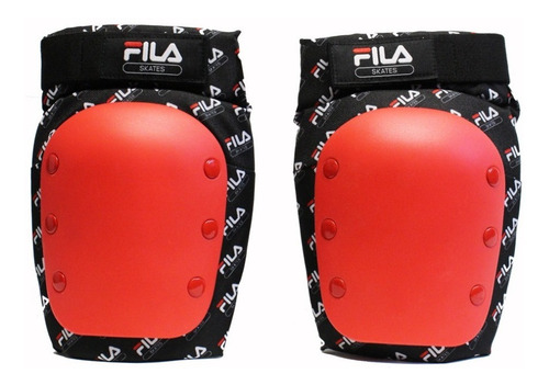 Set De Protecciones Fila Pro Rojas Adulto Talla Extra Grande