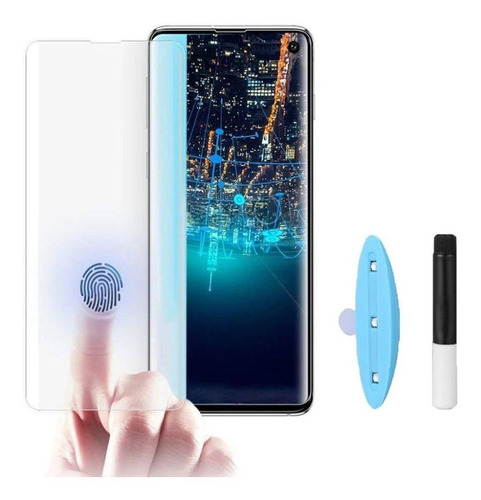 Pelicula Uv Samsung Cola Note 8 9 10+ S8 S9 S10 Plus 6d 100