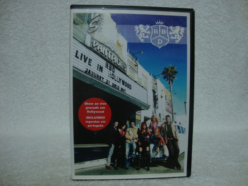 Dvd Original Rbd- Live In Hollywood