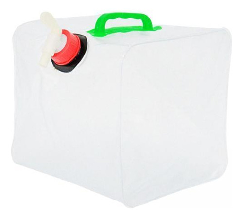 4 Bolsa De Contenedor De Agua Plegable 10l 20x22x24cm