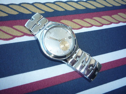 Relógio Swatch - Swiss Made - Todo Em Aço - Impecável Prata Prat Prata (Usado)
